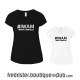T-Shirt "I Want a Miracle" - Femme Col V